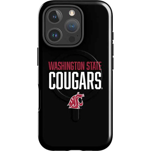 Washington State University Cougars iPhone 16 Pro Max Magsafe Impact Case